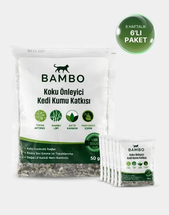 Bambo Kedi Kumu Koku Önleyici (6x50 gr)