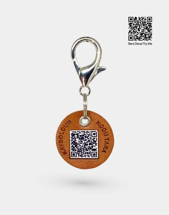 QR Kodlu Kedi ve Köpek Künyesi Taba